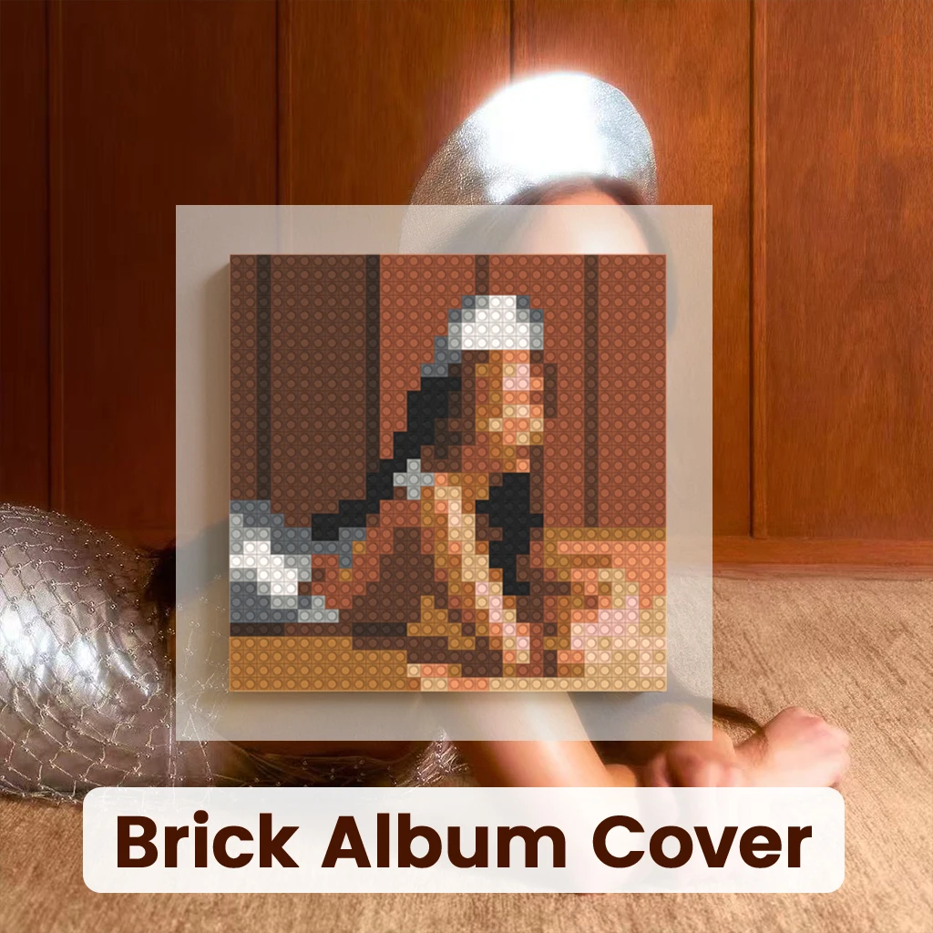 Laufeyer Retro Jazz Album Cover Brick Mosaic Artwork Study Room Office Desk Background Wall Decoration For Music Lovers
Laufeyer Retro Jazz Album Cover Brick Mosaic Artwork Study Room Office Desk Background Wall Decoration For Music Lovers