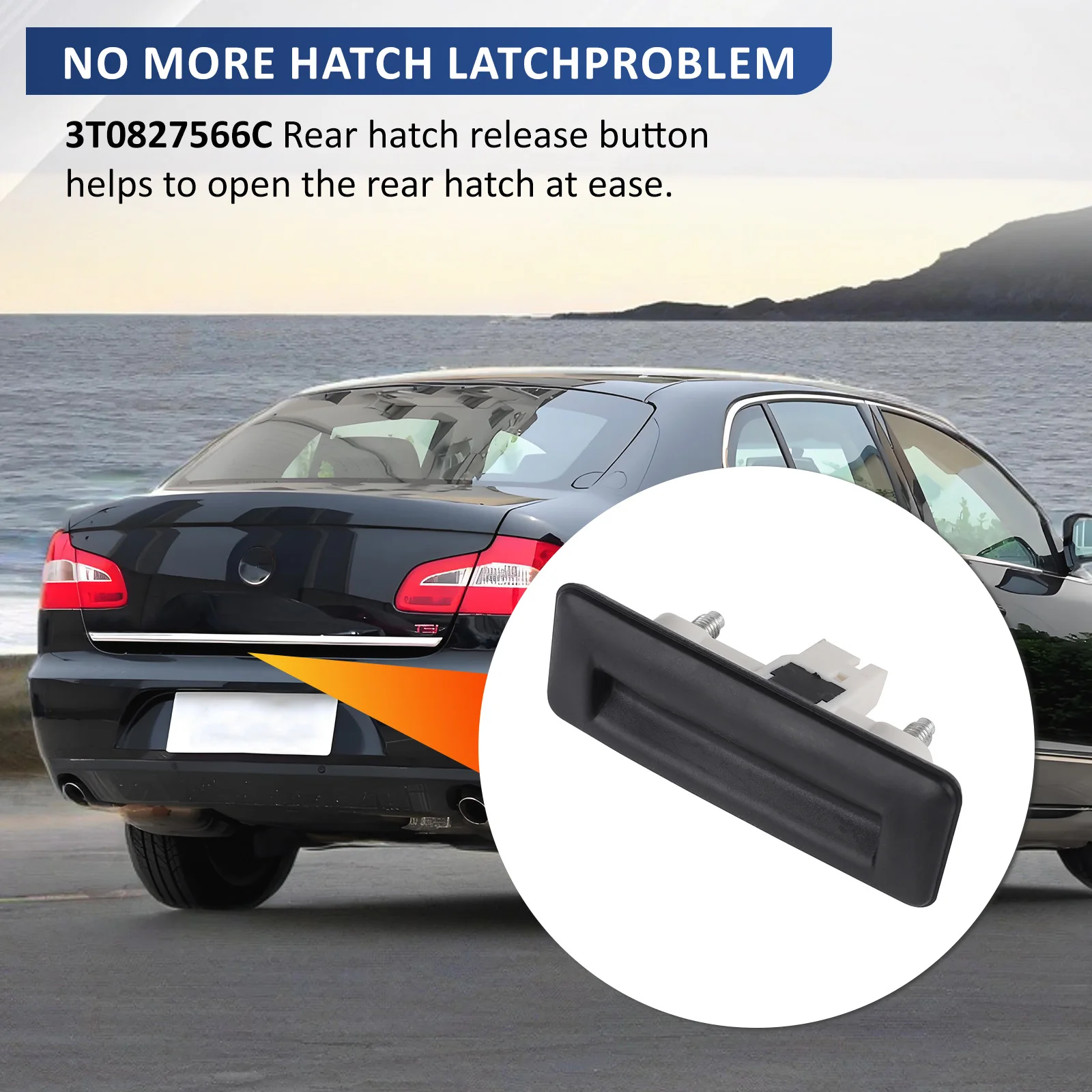 OEM Right Rear Trunk Lock Release Handle Switch For Skoda Superb 2008-2015 3T0827566C
OEM Right Rear Trunk Lock Release Handle Switch For Skoda Superb 2008-2015 3T0827566C