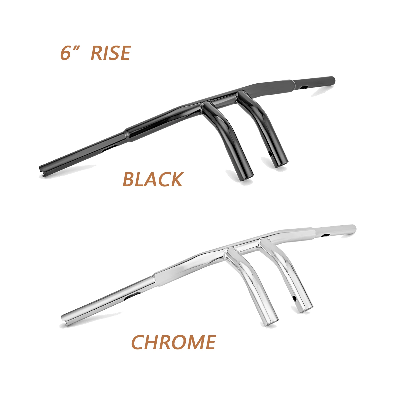 For Harley '12-'16 FLD '06-'17 FXDB '08-'17 FXDF '01-'05 FXDL 6" Rise T-Bar Triple Chrome Gloss Black Handlebars CNC Steel Pipe
For Harley '12-'16 FLD '06-'17 FXDB '08-'17 FXDF '01-'05 FXDL 6" Rise T-Bar Triple Chrome Gloss Black Handlebars CNC Steel Pipe