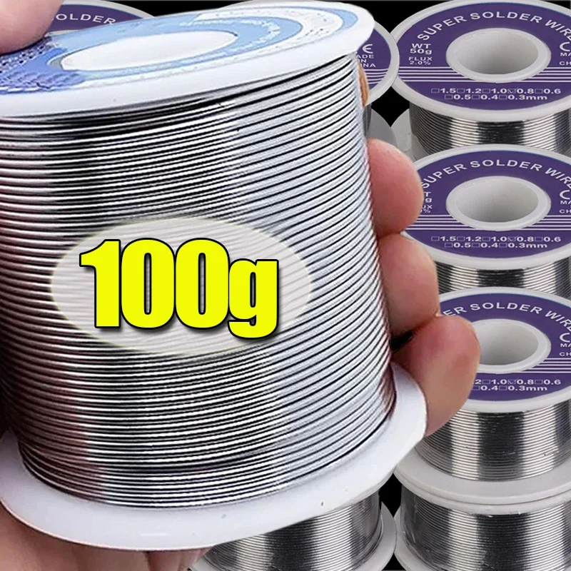 20-100g Low Temperature Solder Wire Easy Melt Metal Weld Cored Aluminum Copper Iron Welding Soldering Rod Home Hardware Supplies
20-100g Low Temperature Solder Wire Easy Melt Metal Weld Cored Aluminum Copper Iron Welding Soldering Rod Home Hardware Supplies