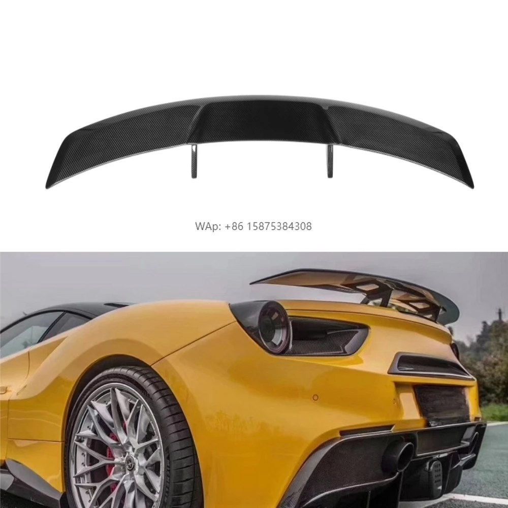 Real Dry Carbon Fiber Rear Trunk Spoiler Wings for F488 2015-2018 N Style Dry Carbon Fiber Spoilers
Real Dry Carbon Fiber Rear Trunk Spoiler Wings for F488 2015-2018 N Style Dry Carbon Fiber Spoilers