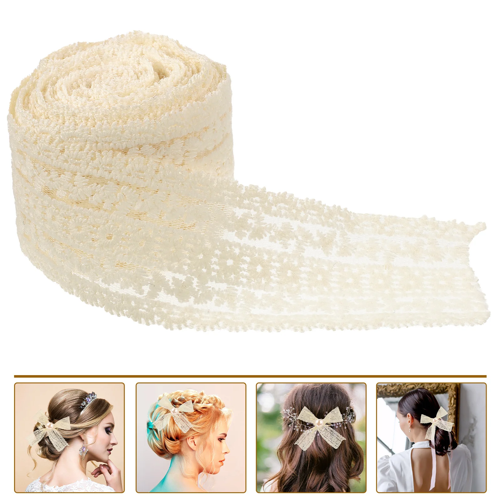 Fabric Lace Bow Hair Accessories Material Ribbons for Crafts Sewing Trim Tassel
Fabric Lace Bow Hair Accessories Material Ribbons for Crafts Sewing Trim Tassel