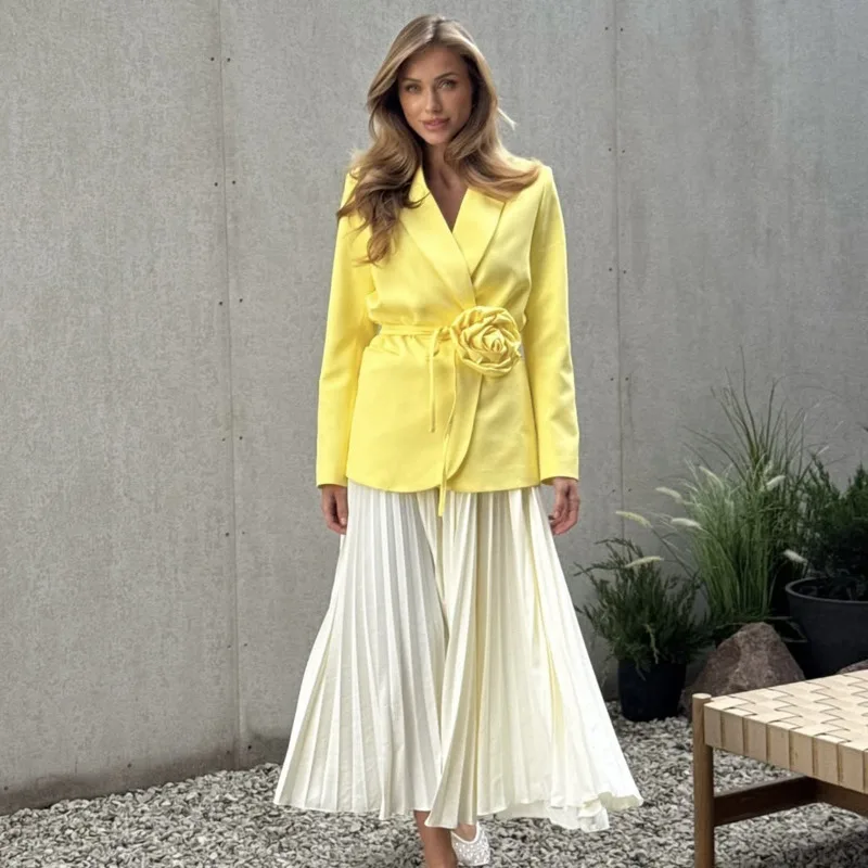 Women's 2026 Autumn New Elegant Floral Blazer Women Oversized Wool Shirt Dress Long Sleeve Casual With Belt For Daily Wear UE9Z
Women's 2026 Autumn New Elegant Floral Blazer Women Oversized Wool Shirt Dress Long Sleeve Casual With Belt For Daily Wear UE9Z