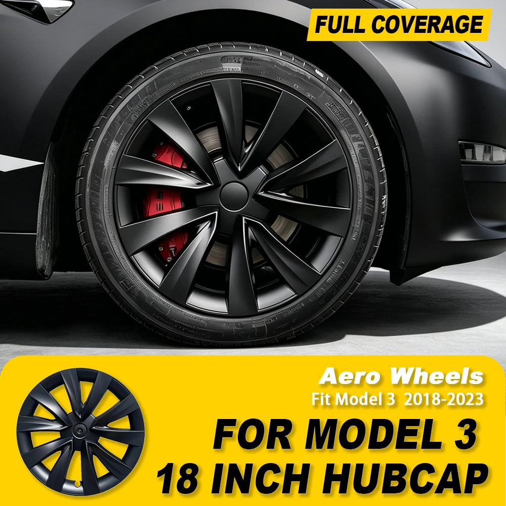 4PCS HubCap 18 Inch for Tesla Model 3 Performance Replacemance Wheel Cap AWD Full Rim Protector Wheel Cover Accessorie 2018-2023
4PCS HubCap 18 Inch for Tesla Model 3 Performance Replacemance Wheel Cap AWD Full Rim Protector Wheel Cover Accessorie 2018-2023
