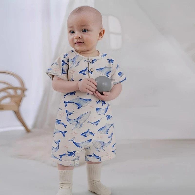 2025 Baby Boy Clothes Toddler Outfits Short Sleeve Romper Summer Bodysuit Cute Cartoon Outfits Onesie Infant Baby Girl Clothes
2025 Baby Boy Clothes Toddler Outfits Short Sleeve Romper Summer Bodysuit Cute Cartoon Outfits Onesie Infant Baby Girl Clothes