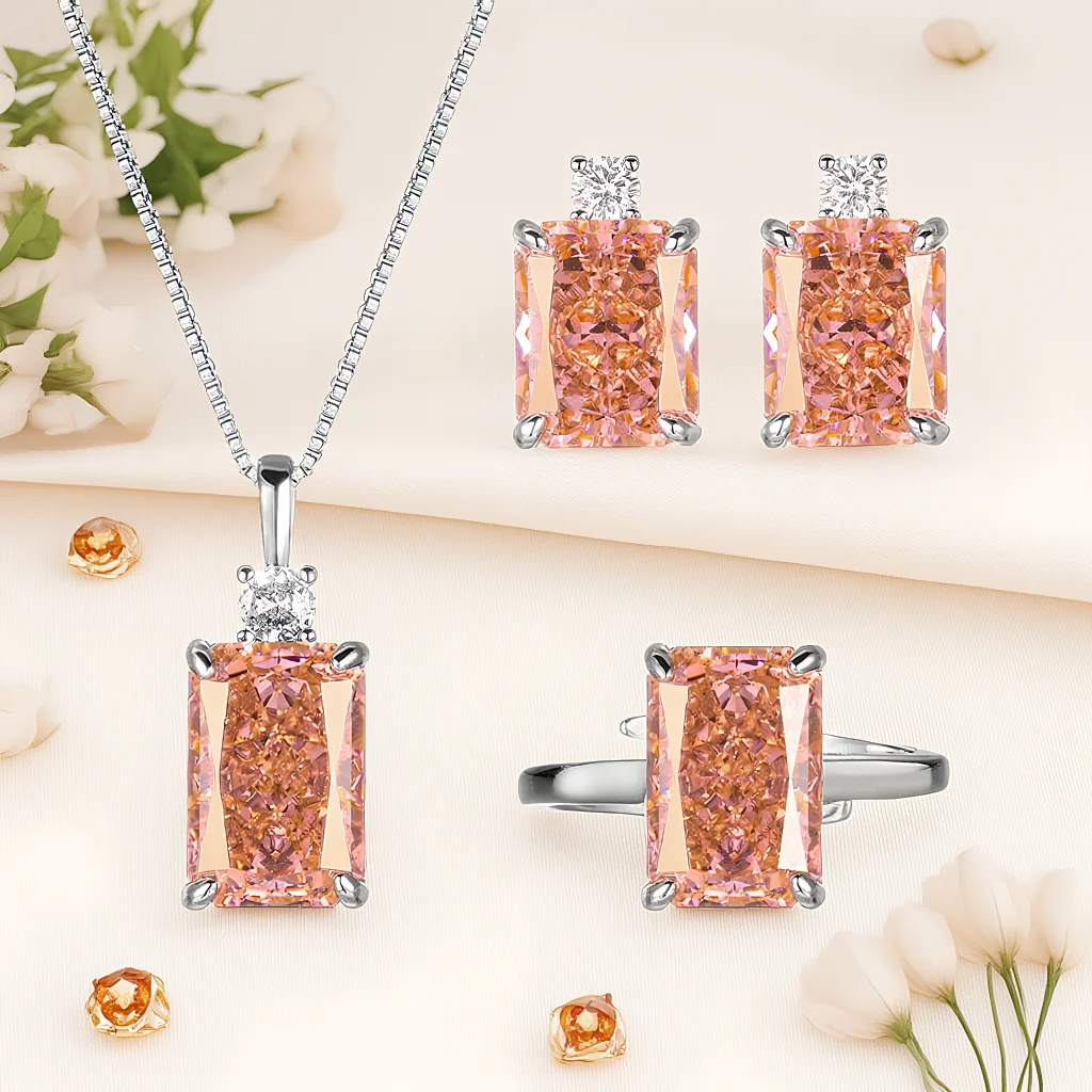 Элегантный винтажный комплект ювелирных изделий из 4 предметов для женщин, прямоугольное розовое ожерелье с драгоценными камнями, блестящее колье с кристаллами, свадебные серьги для вечеринки
Элегантный винтажный комплект ювелирных изделий из 4 предметов для женщин, прямоугольное розовое ожерелье с драгоценными камнями, блестящее колье с кристаллами, свадебные серьги для вечеринки