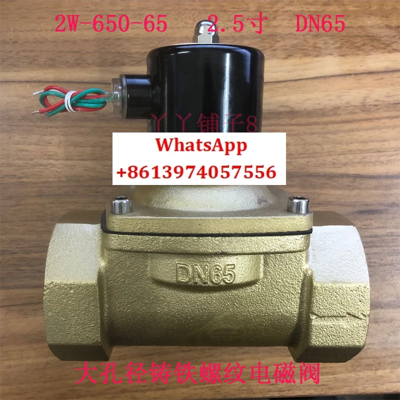 Automobile water spray solenoid valve large diameter 2.5-inch 3-inch 4-inch cast iron threaded connection DNDN65 DN80 DN100
Automobile water spray solenoid valve large diameter 2.5-inch 3-inch 4-inch cast iron threaded connection DNDN65 DN80 DN100