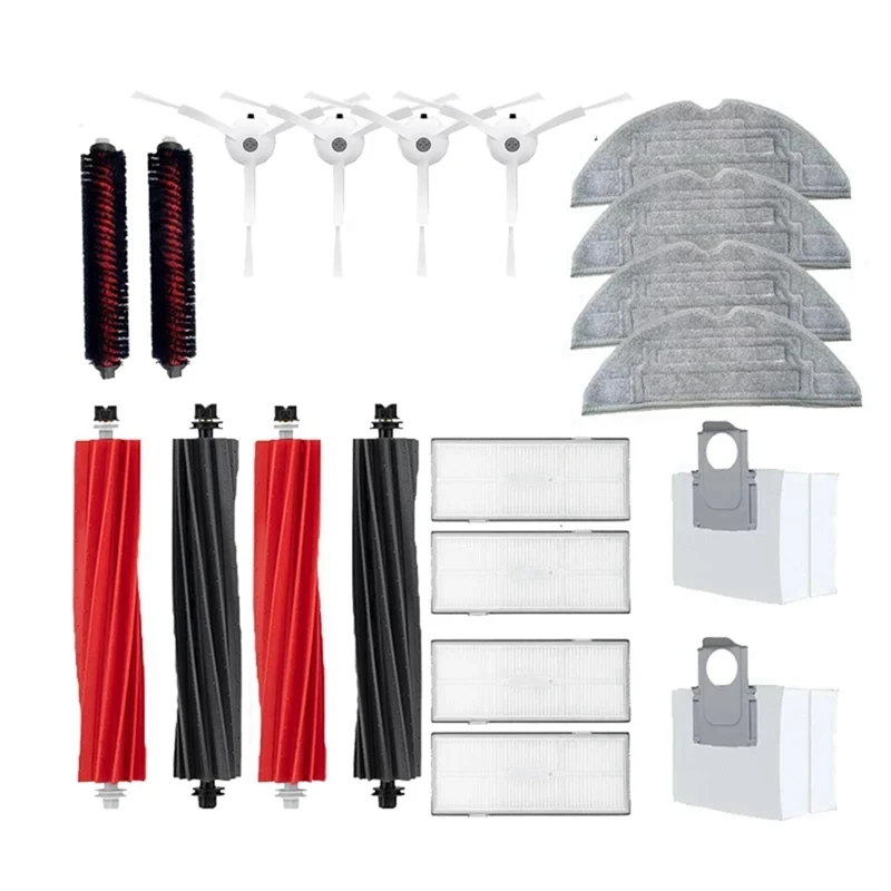 Accessories For Roborock S8 Pro Ultra Robot Vacuum Spare Parts Main Side Brushes Mop Cloths HEPA Filters Dust Bags, B
Accessories For Roborock S8 Pro Ultra Robot Vacuum Spare Parts Main Side Brushes Mop Cloths HEPA Filters Dust Bags, B