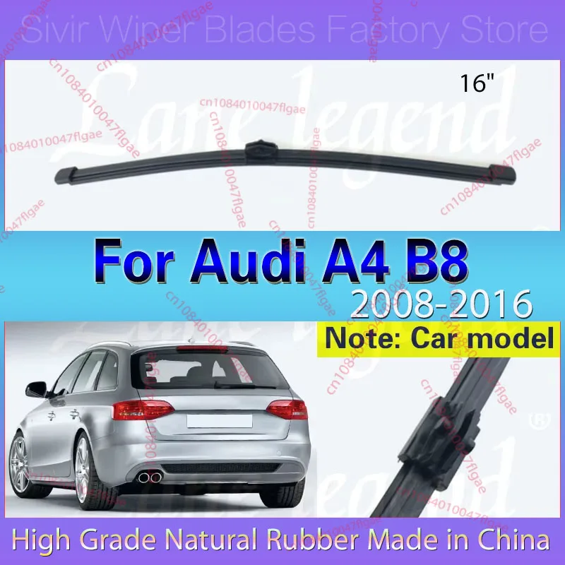 16" Rear Windshield Wiper Blade For Audi A4 B8 2008 - 2016 Windscreen Wiper Car Accessories 2008 2009 2010 2012 2013 2014 2015
16" Rear Windshield Wiper Blade For Audi A4 B8 2008 - 2016 Windscreen Wiper Car Accessories 2008 2009 2010 2012 2013 2014 2015