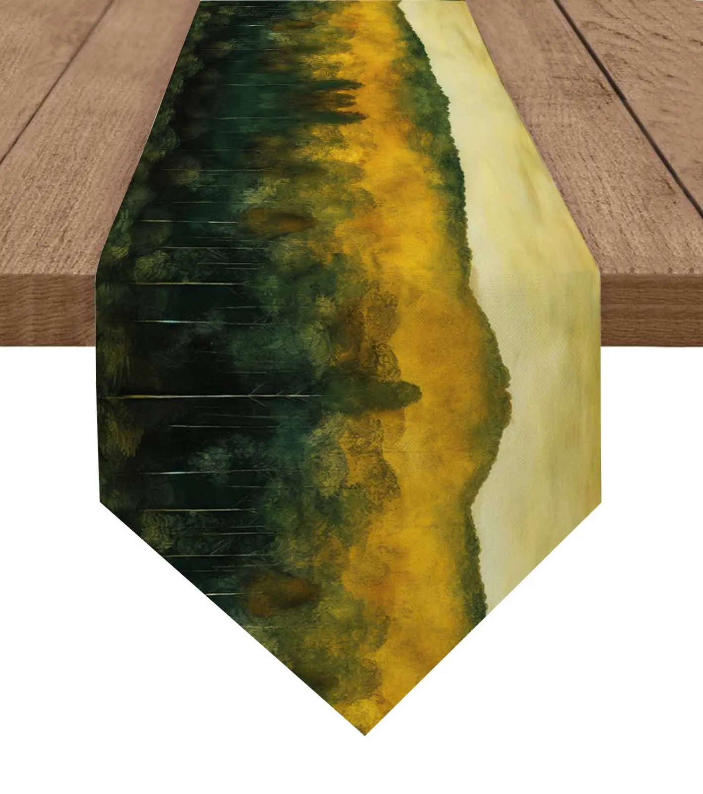 Forest Trees Landscape Table Runner Wedding Party Decor Tablecloth Holiday Kitchen Table Decor Table Runner
Forest Trees Landscape Table Runner Wedding Party Decor Tablecloth Holiday Kitchen Table Decor Table Runner