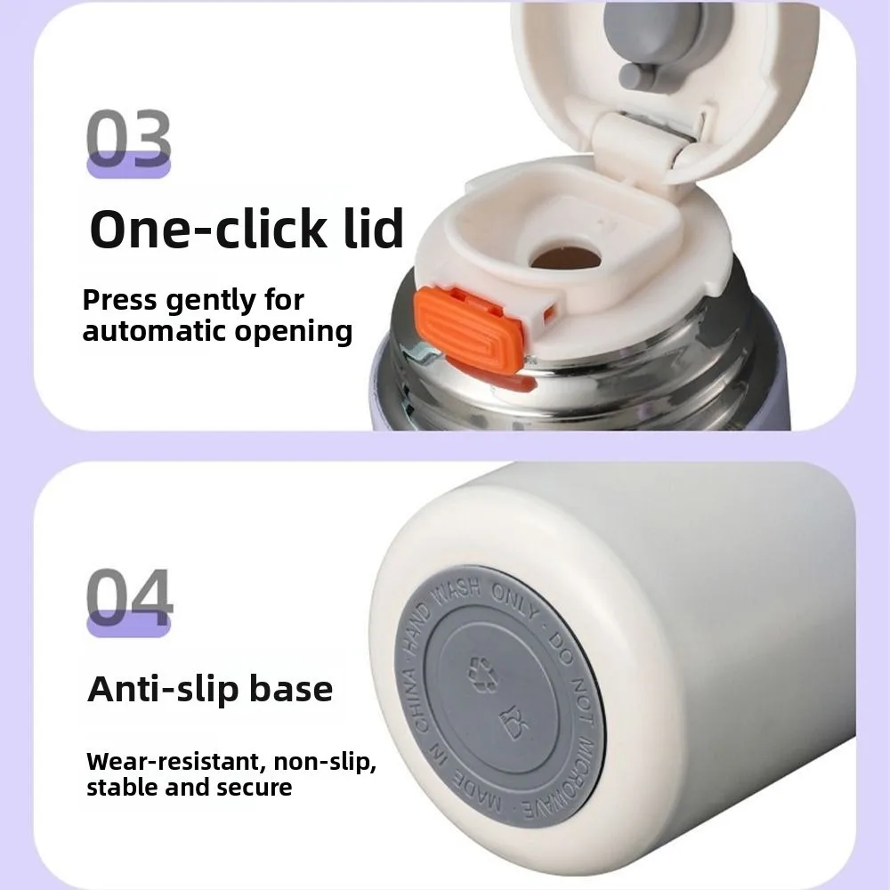 Drinkware Stainless Steel Insulation Cup Fashion Large Capacity Water Bottle 500ml Coffee Mug Car
Drinkware Stainless Steel Insulation Cup Fashion Large Capacity Water Bottle 500ml Coffee Mug Car