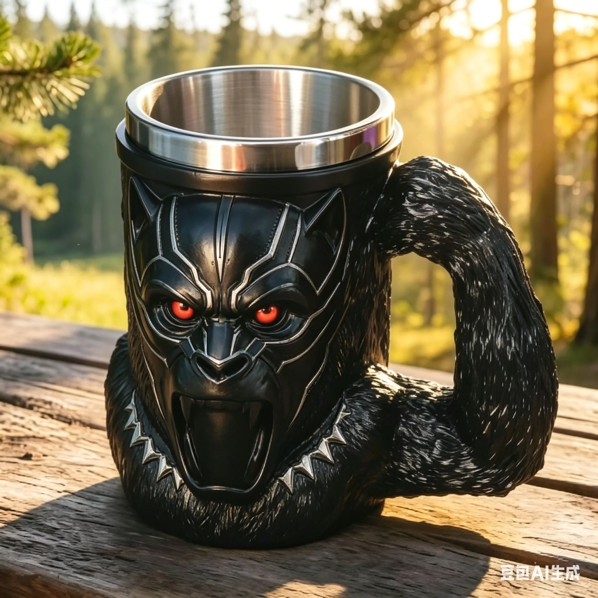 JIE-Stainless Steel 3D Angry Gorilla Head Beer Mug King Kong Shaped Tankard Animal Themed Coffee Cup for Men Bar
JIE-Stainless Steel 3D Angry Gorilla Head Beer Mug King Kong Shaped Tankard Animal Themed Coffee Cup for Men Bar
