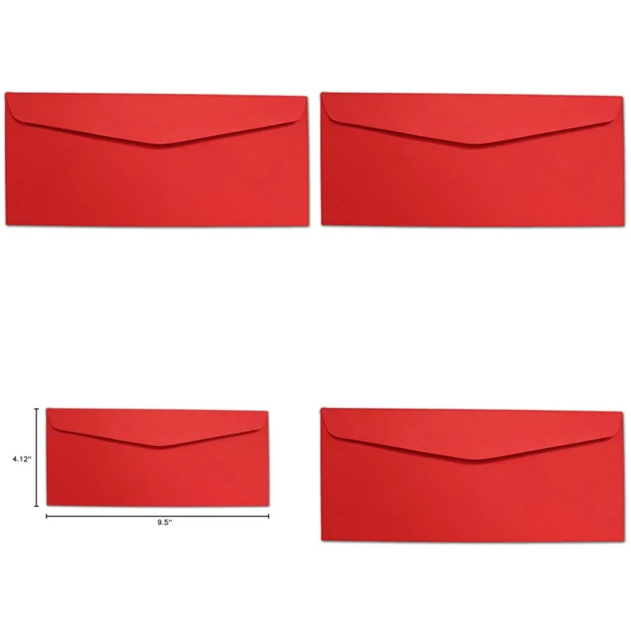 Red #10 Envelopes - 100 Envelopes - ™ Brand Envelopes
Red #10 Envelopes - 100 Envelopes - ™ Brand Envelopes