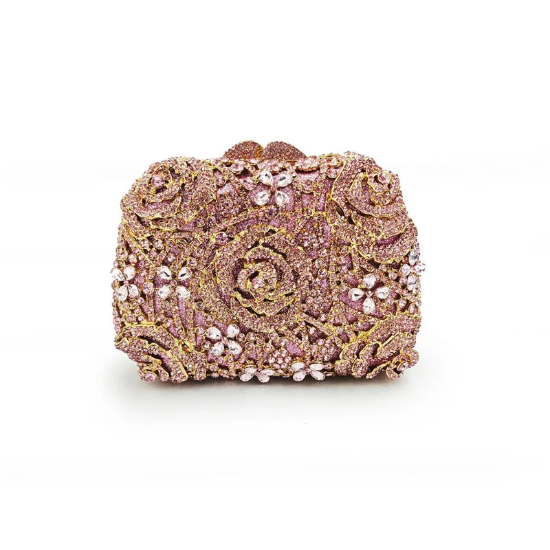 Woman Wedding Bridal Rose Clutch Bag Flower Crystal Red Gold Silver Dinner Party Evening Purse Diamond Rhinestone Handbag
Woman Wedding Bridal Rose Clutch Bag Flower Crystal Red Gold Silver Dinner Party Evening Purse Diamond Rhinestone Handbag