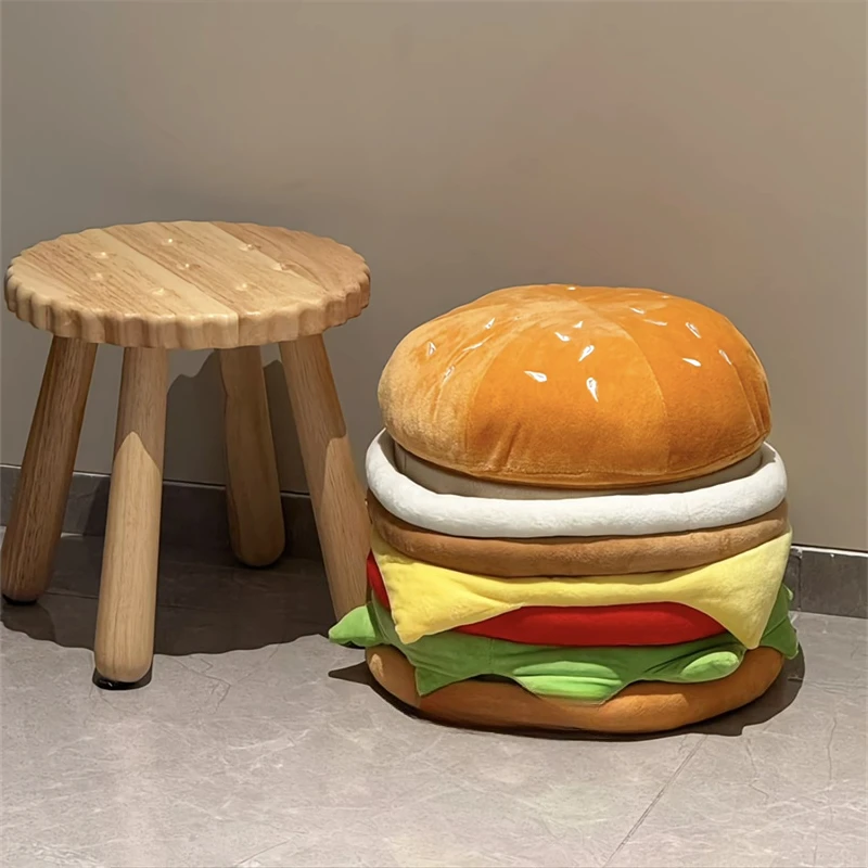 Hamburger Storage Stool Household Seat Cushion Storage Dual-use Shoe Changing Stool Artifact Home Decor Living Room Furniture
Hamburger Storage Stool Household Seat Cushion Storage Dual-use Shoe Changing Stool Artifact Home Decor Living Room Furniture