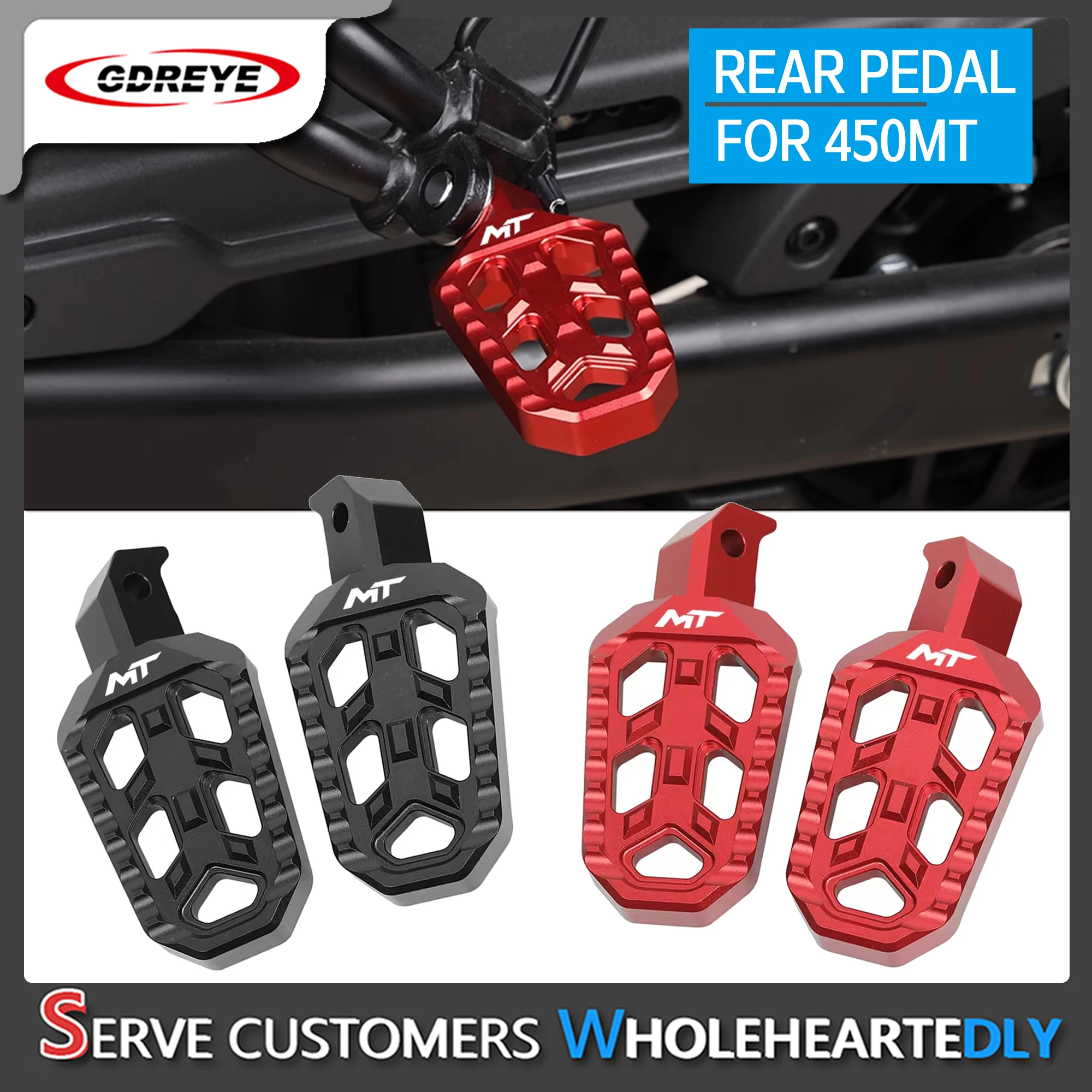 FOR CFMOTO 450MT 450 MT 2024 Motorcycle CNC Aluminium Rear Footrest Expandable Teeth Pedal Kit Foot Pegs Pedal
FOR CFMOTO 450MT 450 MT 2024 Motorcycle CNC Aluminium Rear Footrest Expandable Teeth Pedal Kit Foot Pegs Pedal