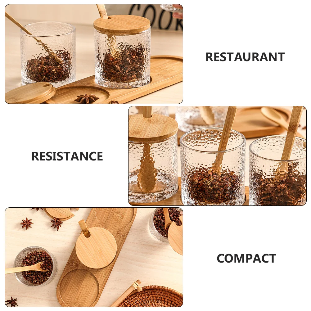 1Set Wear-Resistant Glass Condiment Containers Bamboo Lid Sturdy Seasoning Storage Boxes Household Kitchen Dining Room
1Set Wear-Resistant Glass Condiment Containers Bamboo Lid Sturdy Seasoning Storage Boxes Household Kitchen Dining Room