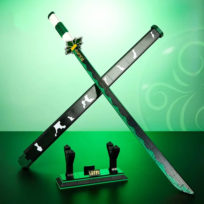 710 Pieces Samurai Sword Building Blocks Set with Display Stand Collectible Ornament for Adult Enthusiasts
710 Pieces Samurai Sword Building Blocks Set with Display Stand Collectible Ornament for Adult Enthusiasts