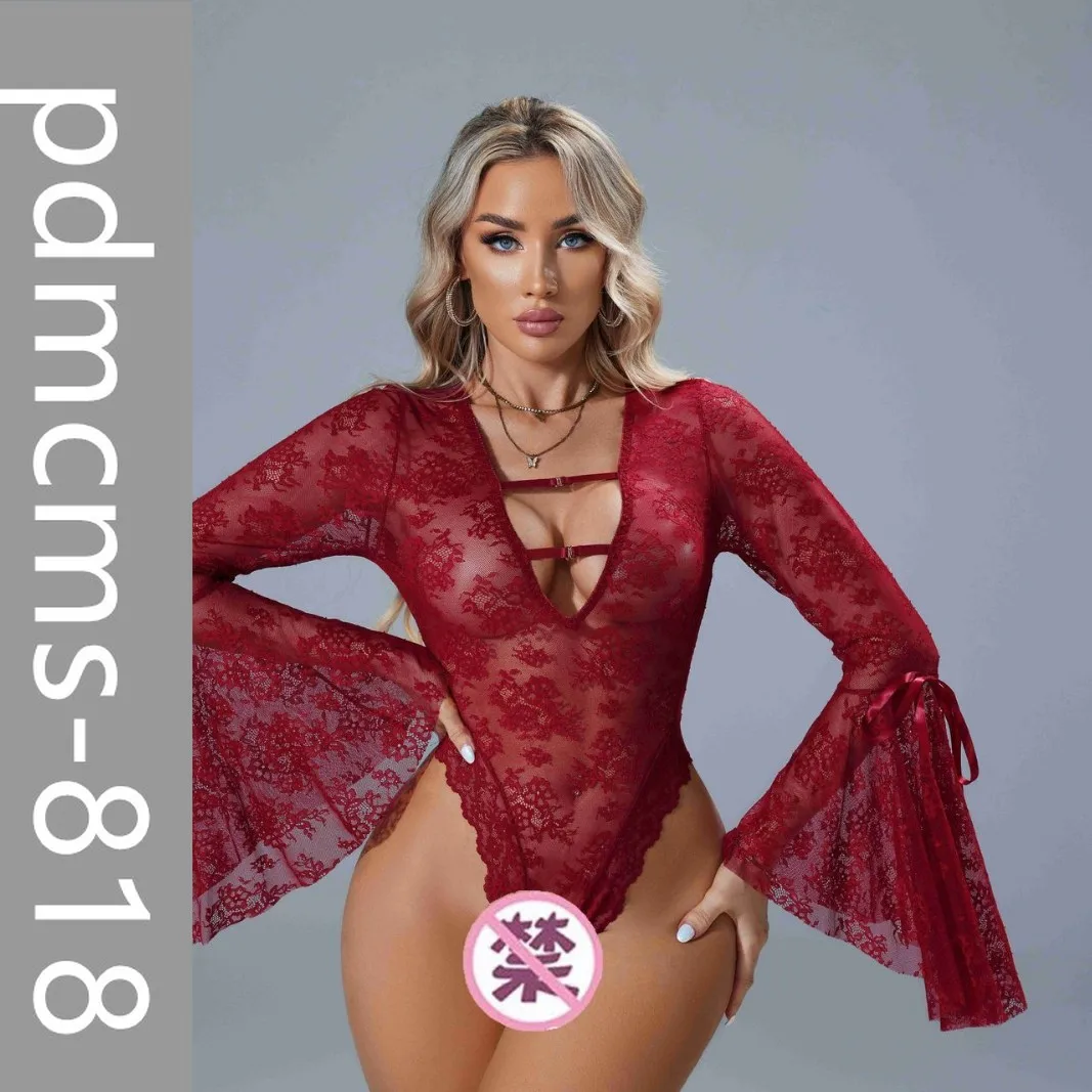 2025 new, erotic underwear, sexy horn sleeves, deep V onesie, tempting pure desire burgundy perspective erotic pajamas
2025 new, erotic underwear, sexy horn sleeves, deep V onesie, tempting pure desire burgundy perspective erotic pajamas