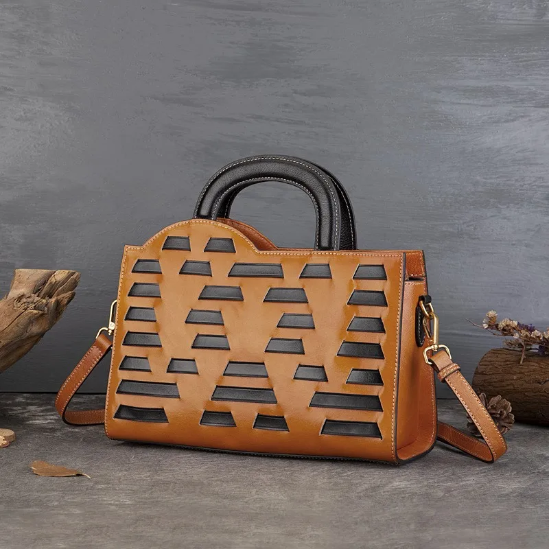 Johnature Vintage Genuine Leather Woven Women's Bag 2026 New Large Capacity Handbag Versatile Shoulder Bags
Johnature Vintage Genuine Leather Woven Women's Bag 2026 New Large Capacity Handbag Versatile Shoulder Bags