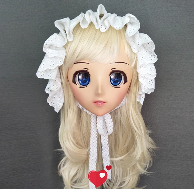 (Juzi-01)Japan Anime Kigurumi Masks Cosplay Kigurumi Cartoon Character Role Play Half Head Lolita Doll Mask With Eyes And Wig
(Juzi-01)Japan Anime Kigurumi Masks Cosplay Kigurumi Cartoon Character Role Play Half Head Lolita Doll Mask With Eyes And Wig