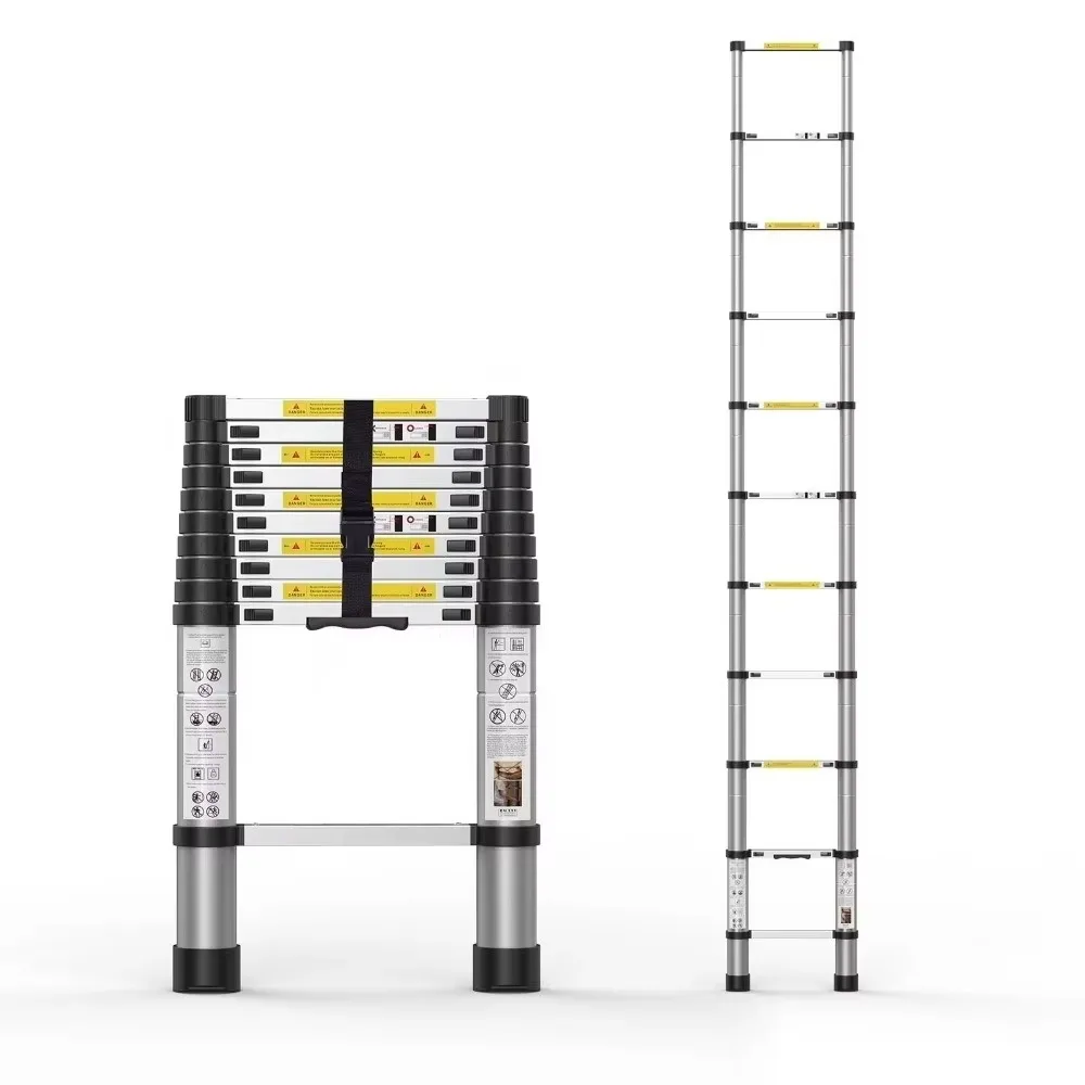 9 Steps Aluminum Telescopic Step Ladder 150KG Load Home Warehouse Supermarket Use
9 Steps Aluminum Telescopic Step Ladder 150KG Load Home Warehouse Supermarket Use