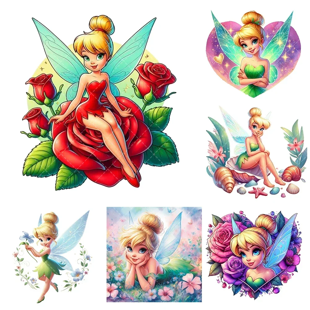 New Disney Tinker Bell Iron On Heat Transfer Stickers For Clothes DTF Pinted Vinyl Thermal Appliques Washable T-Shirt Patch
New Disney Tinker Bell Iron On Heat Transfer Stickers For Clothes DTF Pinted Vinyl Thermal Appliques Washable T-Shirt Patch