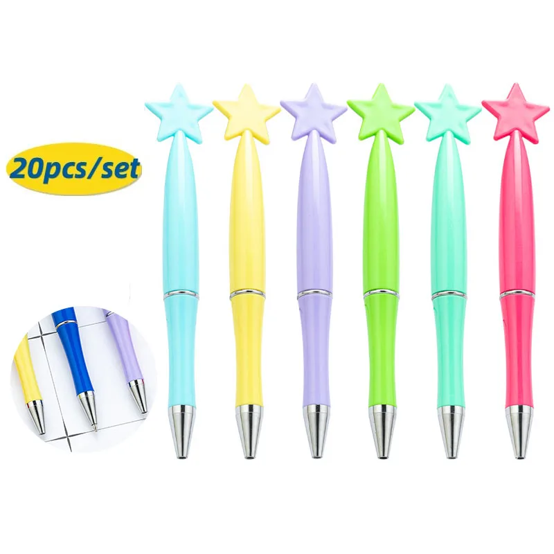 20pcs Five-pointed Plastic Ballpoint Pen Student Writing Stationery Rotary Twist Pen Gift Advertising Promotional Ballpoint Pens
20pcs Five-pointed Plastic Ballpoint Pen Student Writing Stationery Rotary Twist Pen Gift Advertising Promotional Ballpoint Pens