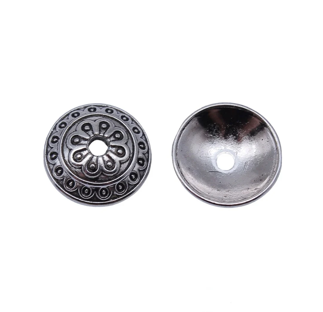 40pcs 14x14x3.8mm Zinc alloy metal tibetan silver,antiqued bronze plated bead caps
40pcs 14x14x3.8mm Zinc alloy metal tibetan silver,antiqued bronze plated bead caps