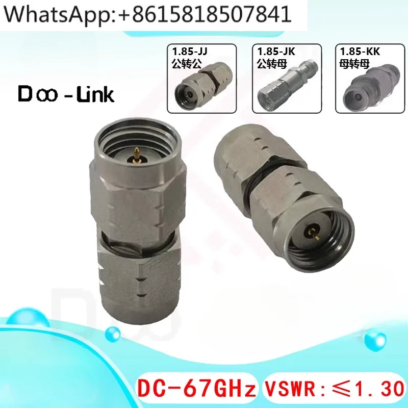 RF Millimeter Wave Radar 1.85mm to 1.85mm Male and Female Adapters Precision Coaxial Adapters DC-67GHz
RF Millimeter Wave Radar 1.85mm to 1.85mm Male and Female Adapters Precision Coaxial Adapters DC-67GHz