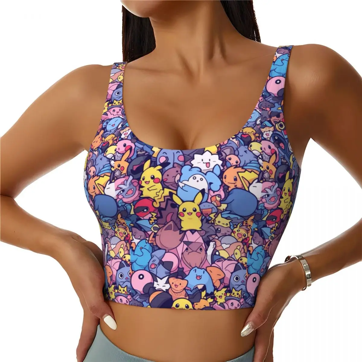 Custom Bikachus High Impact Sports Bras for Women Series Video Games Seamless Workout Yoga Crop Tank Tops
Custom Bikachus High Impact Sports Bras for Women Series Video Games Seamless Workout Yoga Crop Tank Tops