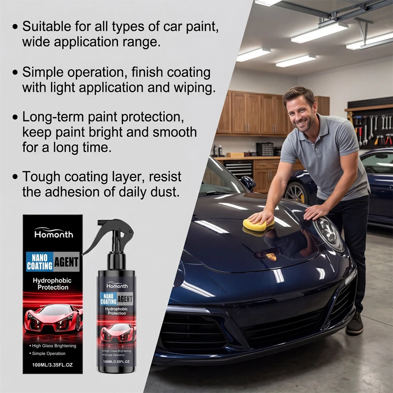 100ML Automotive Ceramic Coating Agent for Enhancing the Gloss Maintenance Refurbishment and Renewal Color Protection 2026 NEW
100ML Automotive Ceramic Coating Agent for Enhancing the Gloss Maintenance Refurbishment and Renewal Color Protection 2026 NEW