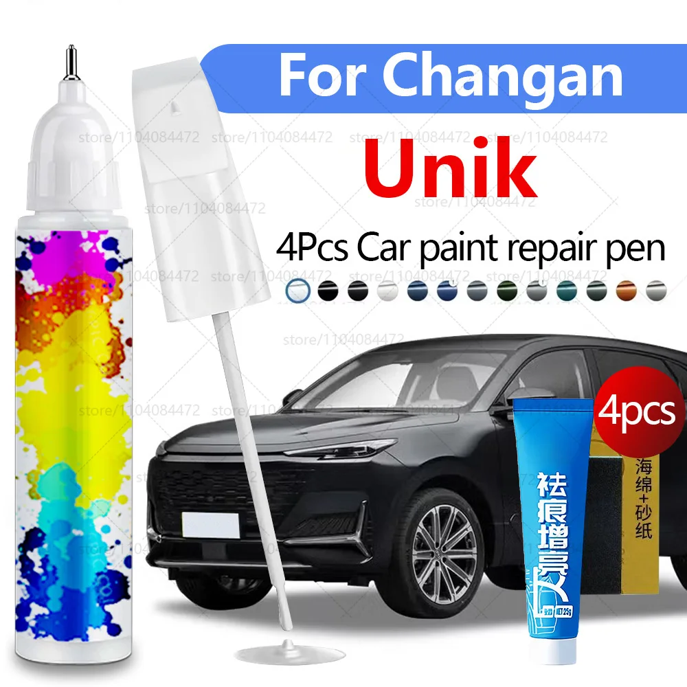 Ручка для ремонта автомобильной краски для 2021-2025 Changan Unik, аксессуары для ремонта царапин, 4 шт., черный, белый, синий, серый
Ручка для ремонта автомобильной краски для 2021-2025 Changan Unik, аксессуары для ремонта царапин, 4 шт., черный, белый, синий, серый