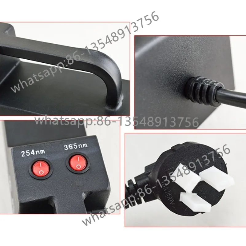 WFH-204B Портативный УФ-анализатор УФ-лампа 365/254 нм Двухцелевой детектор Spot
WFH-204B Портативный УФ-анализатор УФ-лампа 365/254 нм Двухцелевой детектор Spot