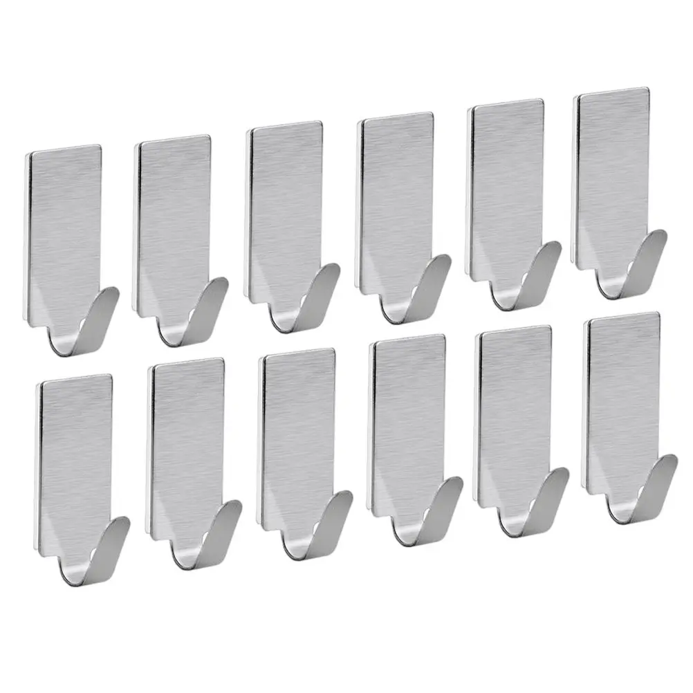 30Pcs Self Adhesive Hooks Stainless Steel Wall Hooks No Drill Traceless Coat Hook for Living Room Bathroom Kitchen Sticky
30Pcs Self Adhesive Hooks Stainless Steel Wall Hooks No Drill Traceless Coat Hook for Living Room Bathroom Kitchen Sticky