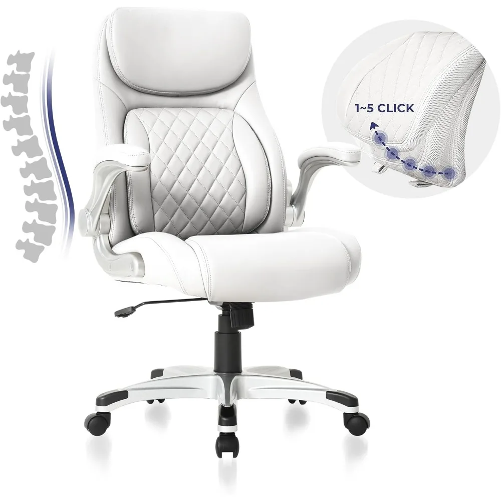 Ergonomic Office Chair Premium Microfiber Leather Adjustable Lumbar Support & Armrests, High Back Comfy Desk Gaming Chairs
Ergonomic Office Chair Premium Microfiber Leather Adjustable Lumbar Support & Armrests, High Back Comfy Desk Gaming Chairs