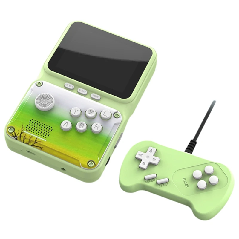 AA79 New Handheld Retro Game Console 2.8 Inch 500 Games Retro Arcade AV Connection Support 2 Players For Children's Gift
AA79 New Handheld Retro Game Console 2.8 Inch 500 Games Retro Arcade AV Connection Support 2 Players For Children's Gift
