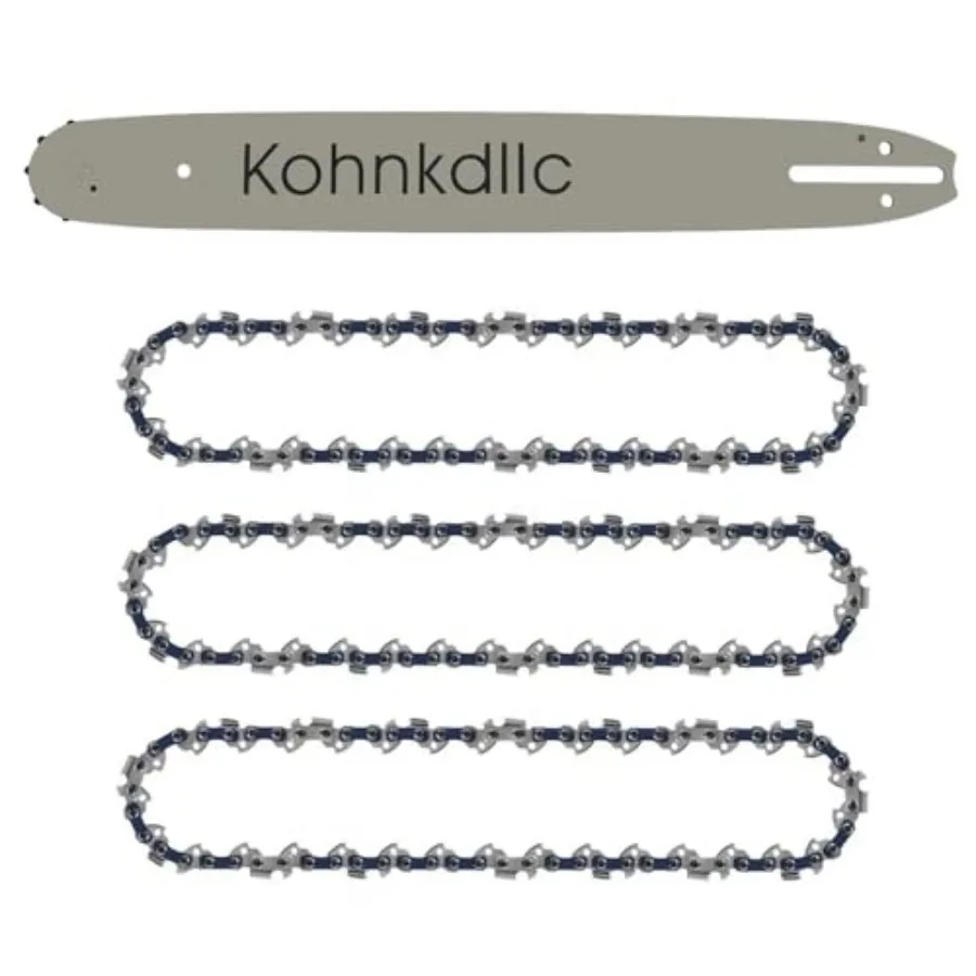 16 inch 325 050 66dl Chainsaw Chains 3 Pack and 1 Guide Bar for Husqvarna 435 e,440(e), 445(e), 450(e), 543XP, 545(MII), 550XP(
16 inch 325 050 66dl Chainsaw Chains 3 Pack and 1 Guide Bar for Husqvarna 435 e,440(e), 445(e), 450(e), 543XP, 545(MII), 550XP(