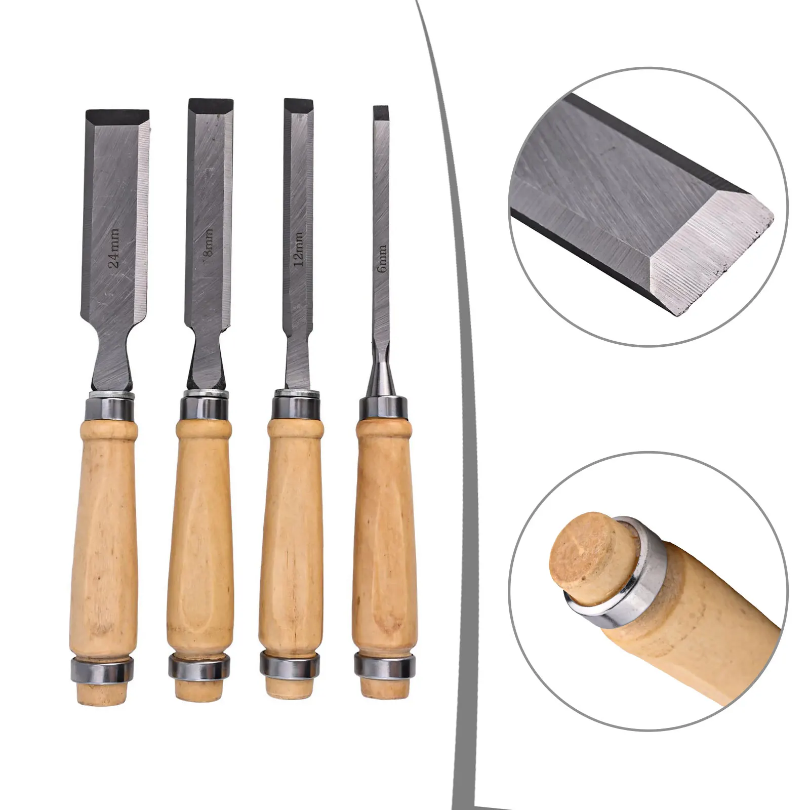 Blade Length About 12 Cm Carving Chisel Set Suitable For Hardwood Suitable For Softwood High-hard Steel Blades
Blade Length About 12 Cm Carving Chisel Set Suitable For Hardwood Suitable For Softwood High-hard Steel Blades