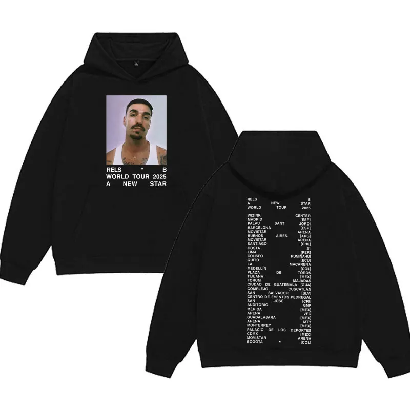 Rels B A New Star World Tour Harajuku Hoodies Men's Womens Casual Tracksuit Fashion Hip Hop Comfort Casual Oversized Sweatshirts
Rels B A New Star World Tour Harajuku Hoodies Men's Womens Casual Tracksuit Fashion Hip Hop Comfort Casual Oversized Sweatshirts