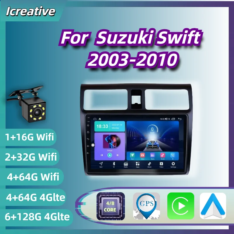 Android Car Radio For Suzuki Swift 2003- 2010 Wireless Carplay Multimedia Video Player Autoradio Stereo Head Unit Navigation GPS
Android Car Radio For Suzuki Swift 2003- 2010 Wireless Carplay Multimedia Video Player Autoradio Stereo Head Unit Navigation GPS