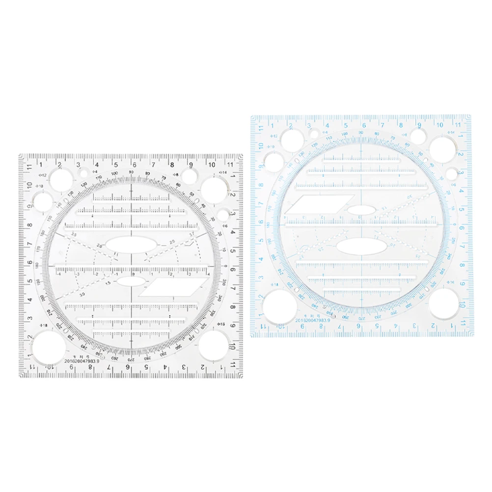 2pcs Drawing Template Circle Stencil for Design Architectural Drafting Tools Geometry Templates ABS Material Precision
2pcs Drawing Template Circle Stencil for Design Architectural Drafting Tools Geometry Templates ABS Material Precision