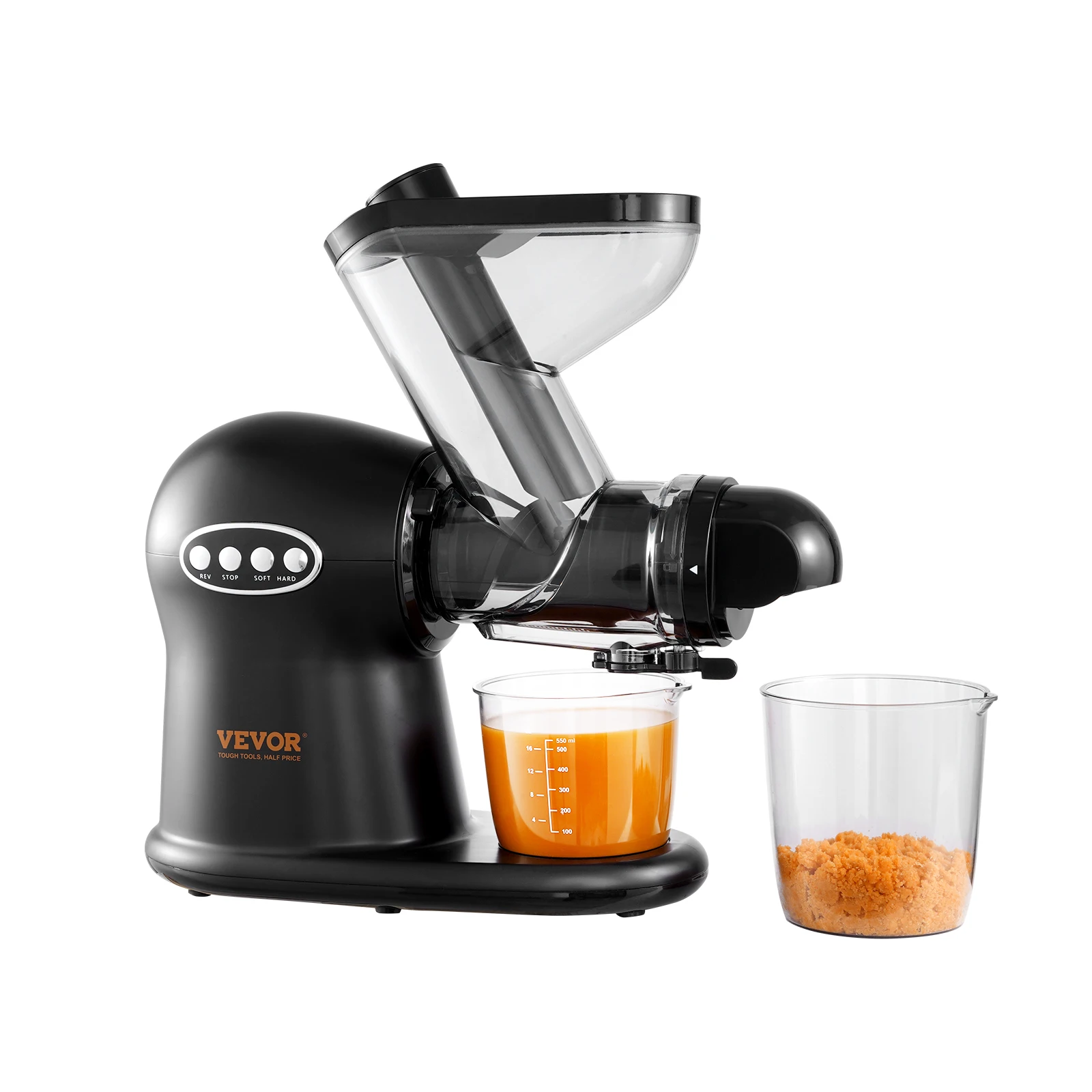 VEVOR Slow Masticating Juicer 2-Speed Mode Cold Press Juicer Machine with Reverse Function Quiet Motor Slow Juicer Juice
VEVOR Slow Masticating Juicer 2-Speed Mode Cold Press Juicer Machine with Reverse Function Quiet Motor Slow Juicer Juice