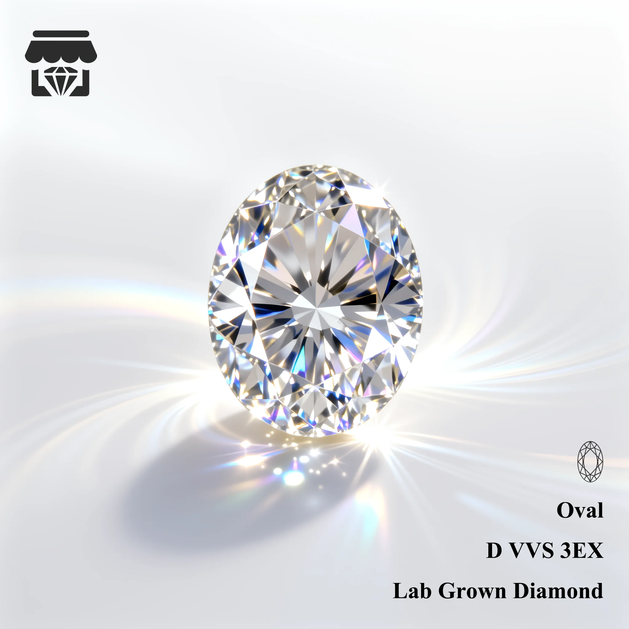 HPHT CVD VVS1 Real Diamond Round Oval Lab Grown Diamond Without Certificate for Rings Necklace Bracelet Diamonds Lab Diamonds
HPHT CVD VVS1 Real Diamond Round Oval Lab Grown Diamond Without Certificate for Rings Necklace Bracelet Diamonds Lab Diamonds