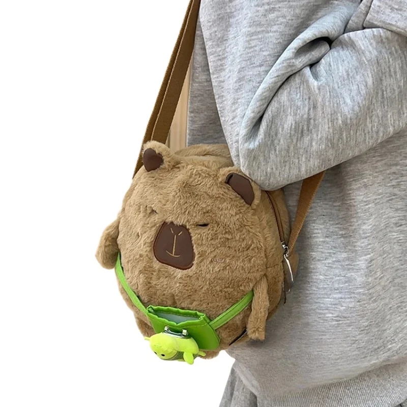 Плюшевая сумка Kawaii Capybara, милая мультяшная мягкая школьная сумка, повседневная универсальная сумка для хранения мобильного телефона, подарки для студентов и женщин
Плюшевая сумка Kawaii Capybara, милая мультяшная мягкая школьная сумка, повседневная универсальная сумка для хранения мобильного телефона, подарки для студентов и женщин