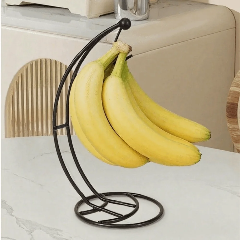 Rust Proof Metal Banana Rack Stable Stand with Base Fruit Vertical Storage Rack Portable Fruit Display Hanger Countertop Use
Rust Proof Metal Banana Rack Stable Stand with Base Fruit Vertical Storage Rack Portable Fruit Display Hanger Countertop Use