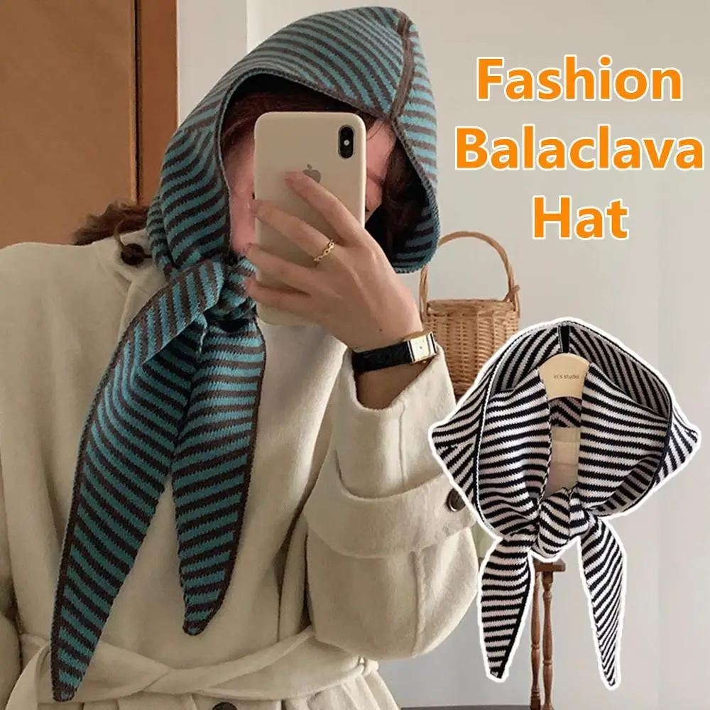 Женский шерстяной шарф, шаль, шапка, зимняя теплая вязаная полосатая Балаклава, треугольная модная шапка с капюшоном, защита ушей, шапки-бомберы
Женский шерстяной шарф, шаль, шапка, зимняя теплая вязаная полосатая Балаклава, треугольная модная шапка с капюшоном, защита ушей, шапки-бомберы