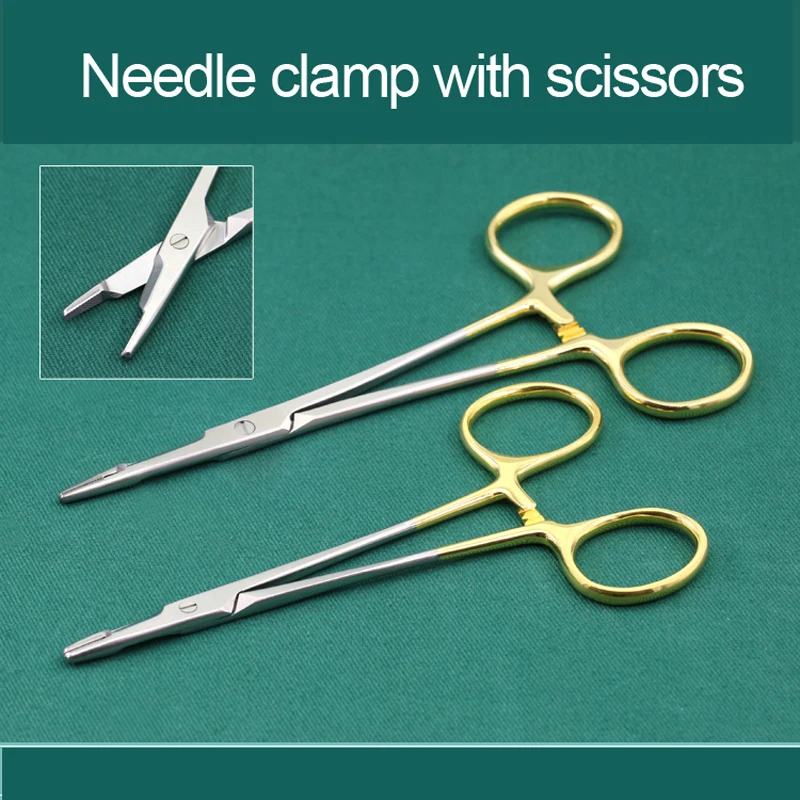 Beauty Health Cosmetic Makeup Tools/Accessories Gold handle needle holder pin holder with scissors double eyelid tools
Beauty Health Cosmetic Makeup Tools/Accessories Gold handle needle holder pin holder with scissors double eyelid tools
