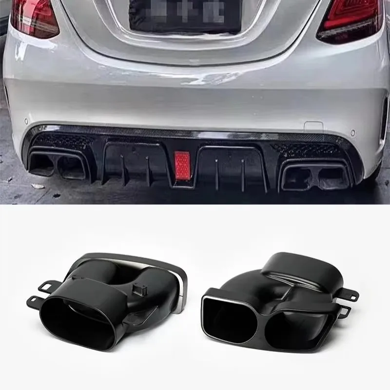 Exhaust Tip For Benz W205 W213 C E Class Car Exhaust System Rear Muffler Tip Tailpipe Exhaust Tips Black Stainless Steel Nozzle
Exhaust Tip For Benz W205 W213 C E Class Car Exhaust System Rear Muffler Tip Tailpipe Exhaust Tips Black Stainless Steel Nozzle