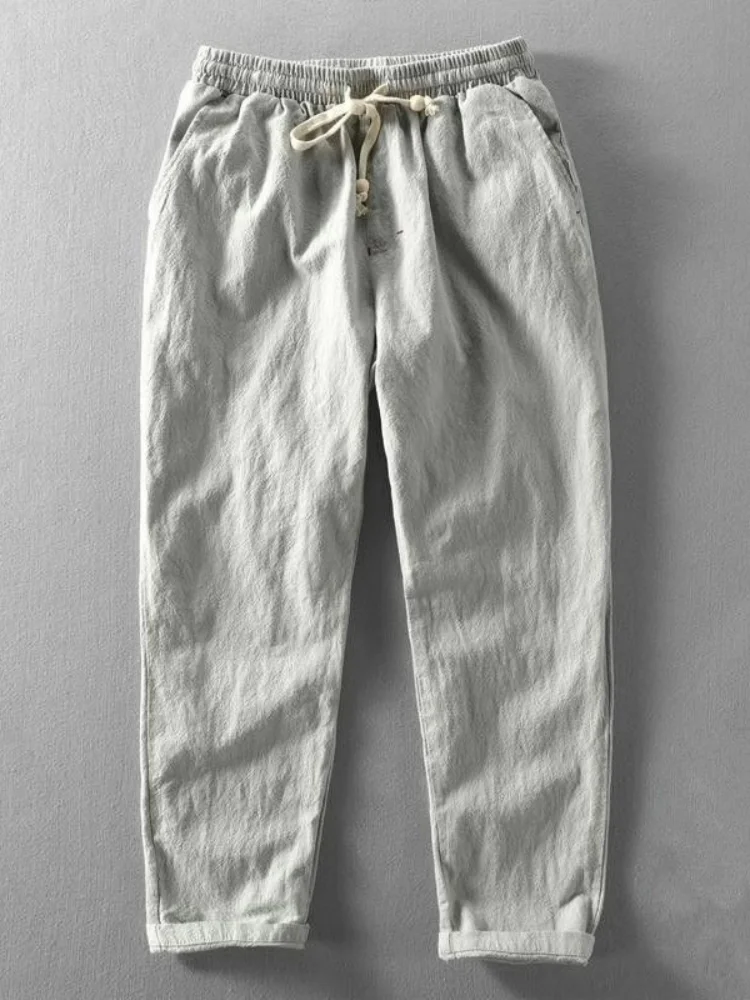 Casual Linen Pants Men's Autumn Loose Breathable Cotton Linen Youth Trendy Large Size Small Foot Long Pants Rope Tied
Casual Linen Pants Men's Autumn Loose Breathable Cotton Linen Youth Trendy Large Size Small Foot Long Pants Rope Tied
